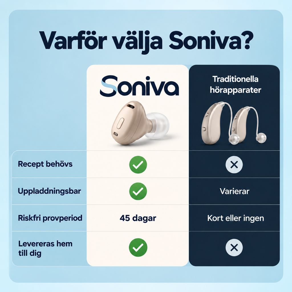 Soniva™ Komfortabla hörapparater