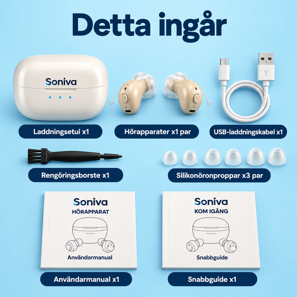 Soniva™ Komfortabla hörapparater